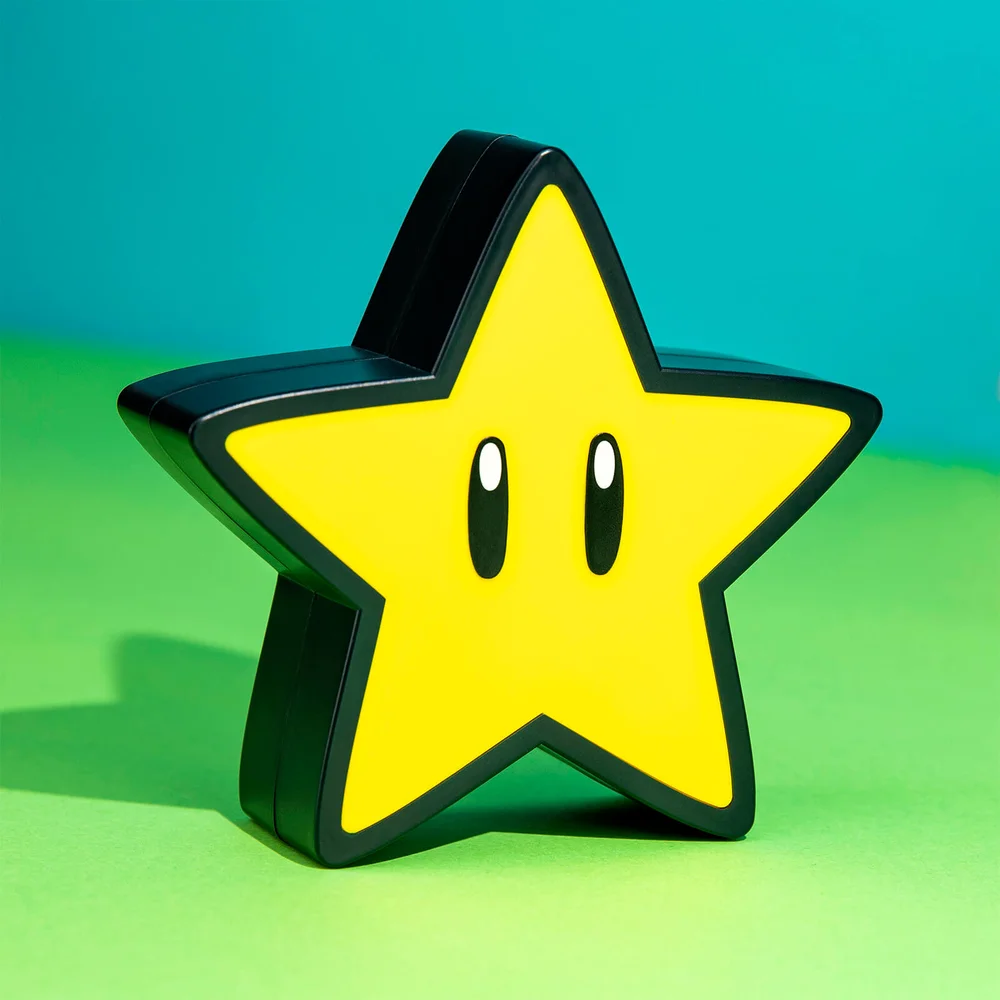 Super Mario Super Star Leuchte mit Toneffekt Bild 1