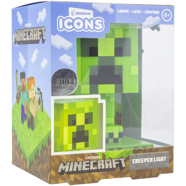 Minecraft Creeper Symbol-Leuchte