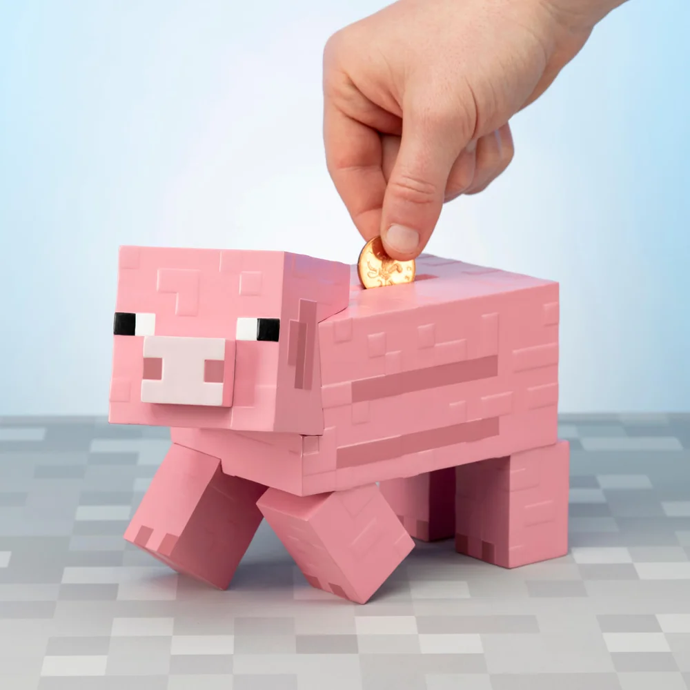 Minecraft Pig Spardose Bild 1