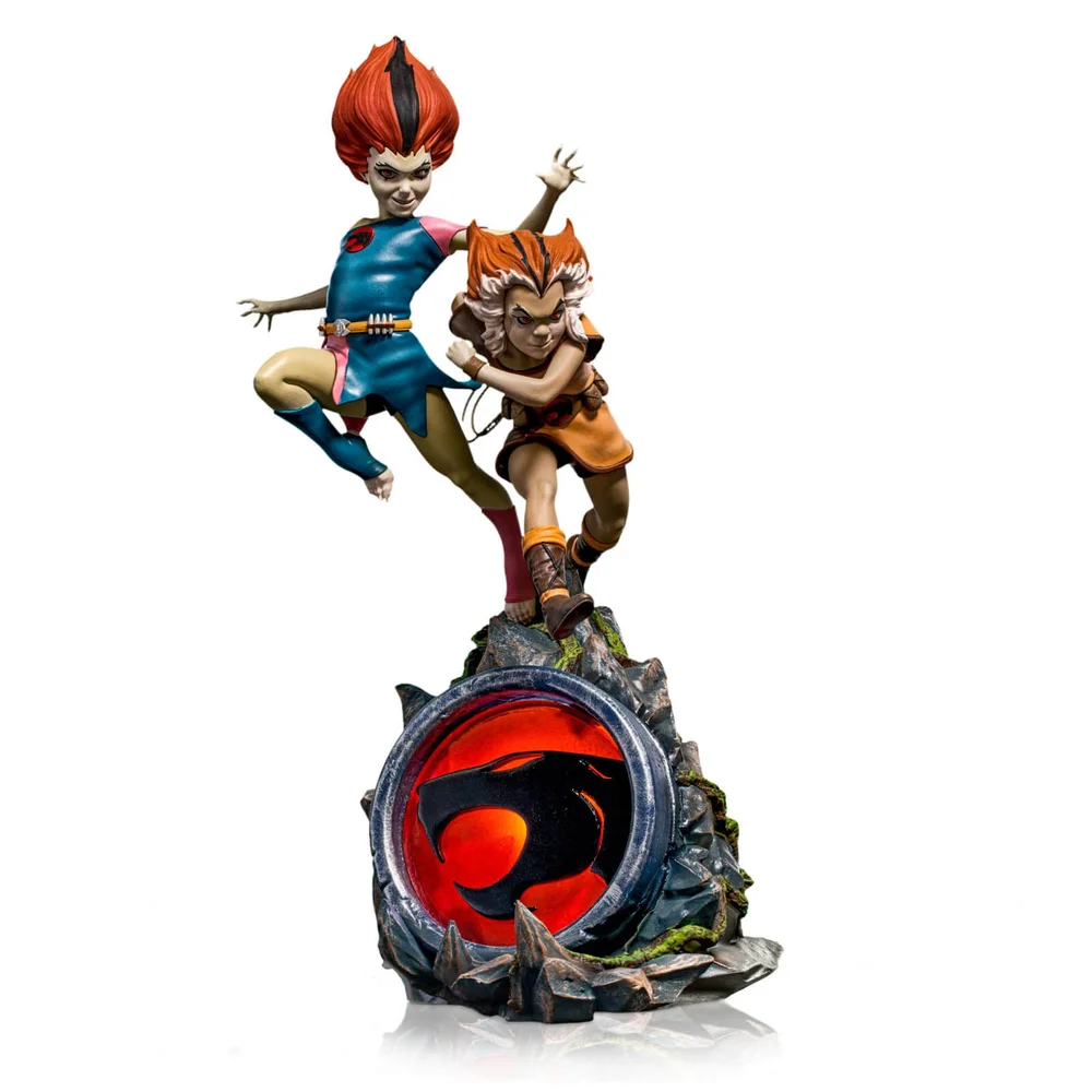 Iron Studios Thundercats BDS Art Figur im Maßstab 1:10 WilyKit & WilyKat Deluxe 22 cm Bild 1