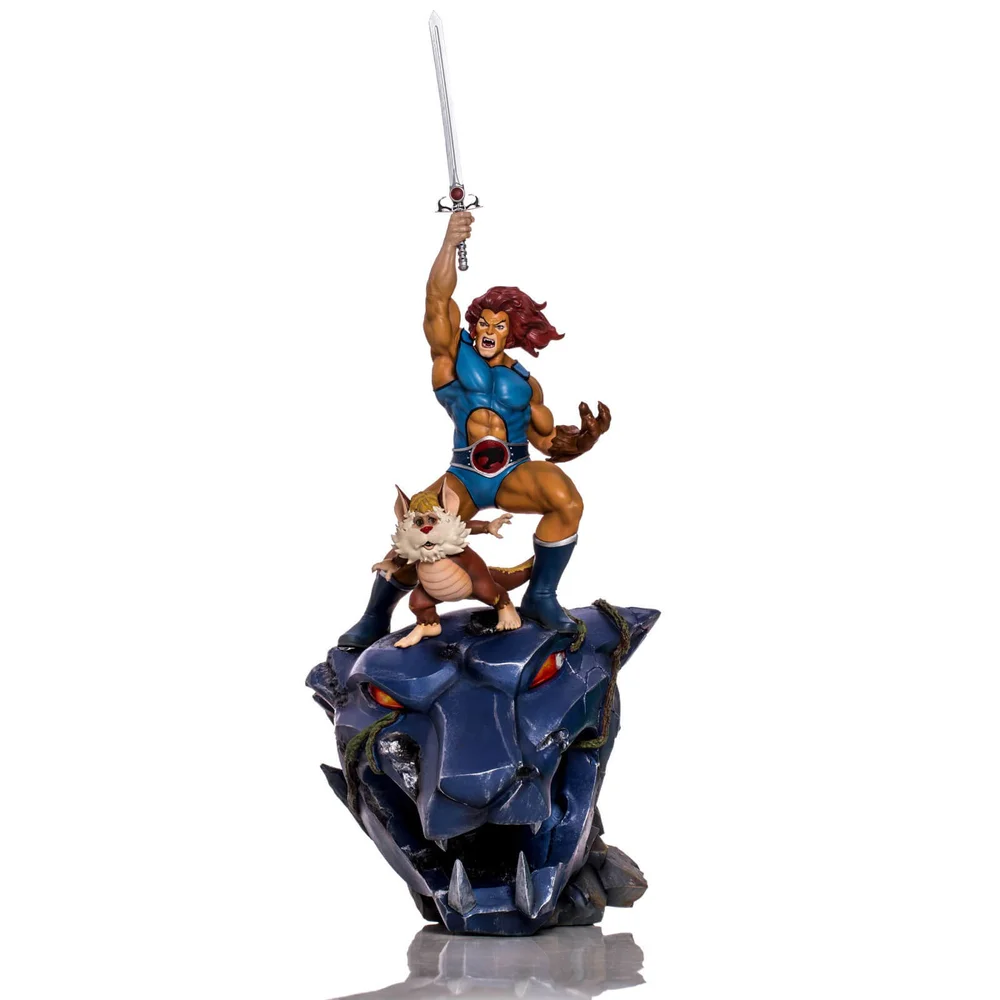 Iron Studios Thundercats BDS Art Deluxe Figur im Maßstab 1:10 Lion-O & Snarf 43 cm Bild 1