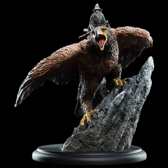 Weta Collectibles Der Herr der Ringe Figur Gandalf auf Gwaihir 15 cm