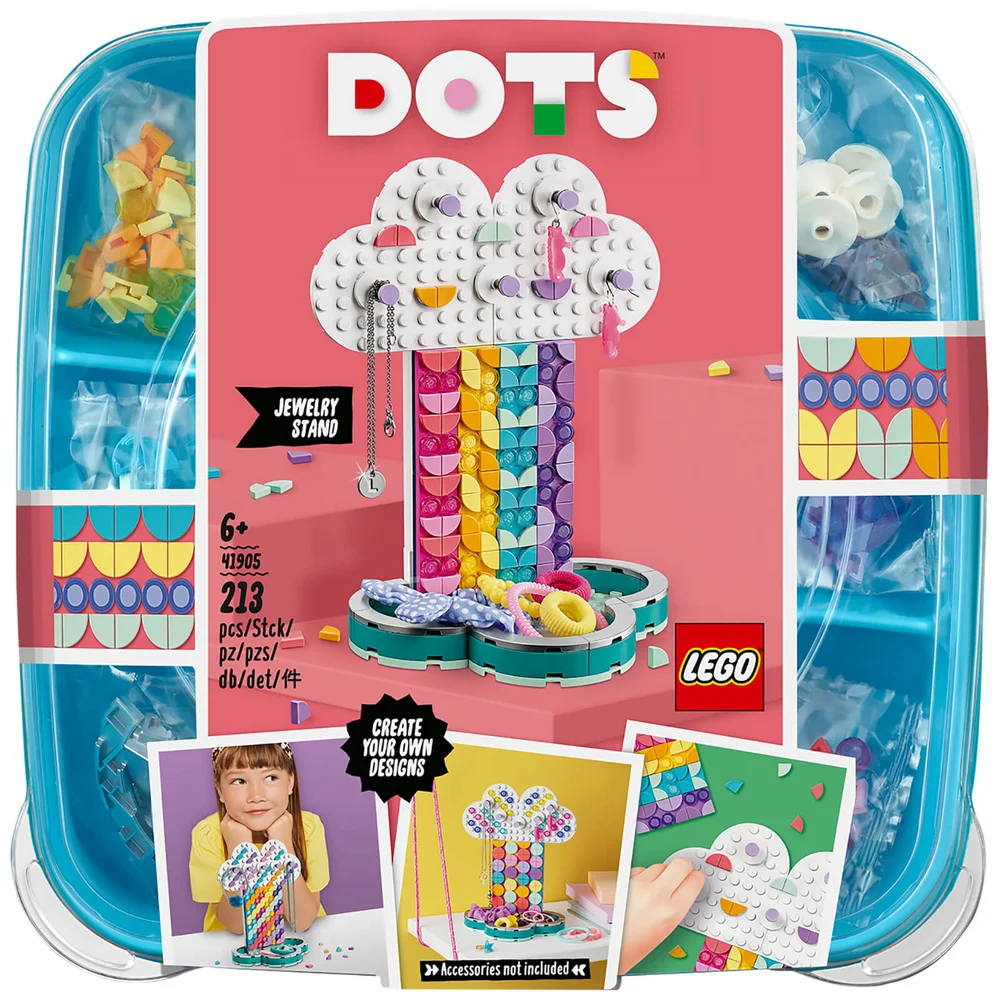 DOTS: Rainbow Jewellery Stand DIY Craft Set by LEGO (41905) Bild 1