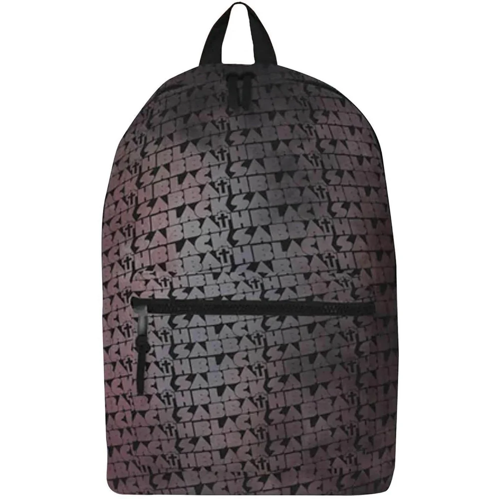 Rocksax Black Sabbath Distress Cross Rucksack Bild 1