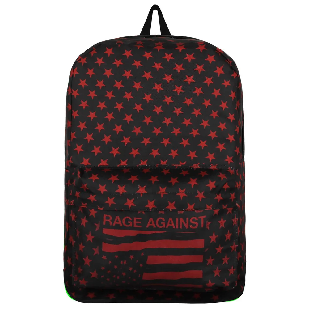 Rocksax Rage Against the Machine USA Stars Rucksack Bild 1