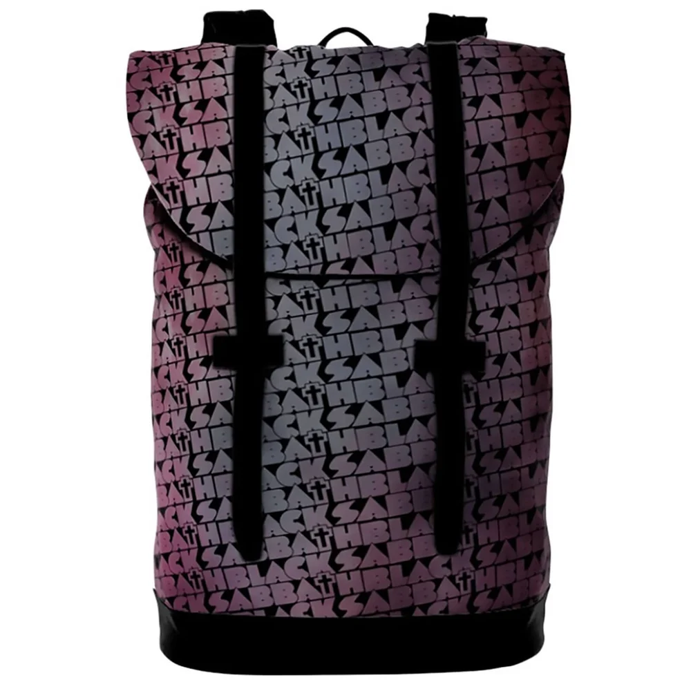Rocksax Black Sabbath Distress Cross Heritage-Tasche Bild 1
