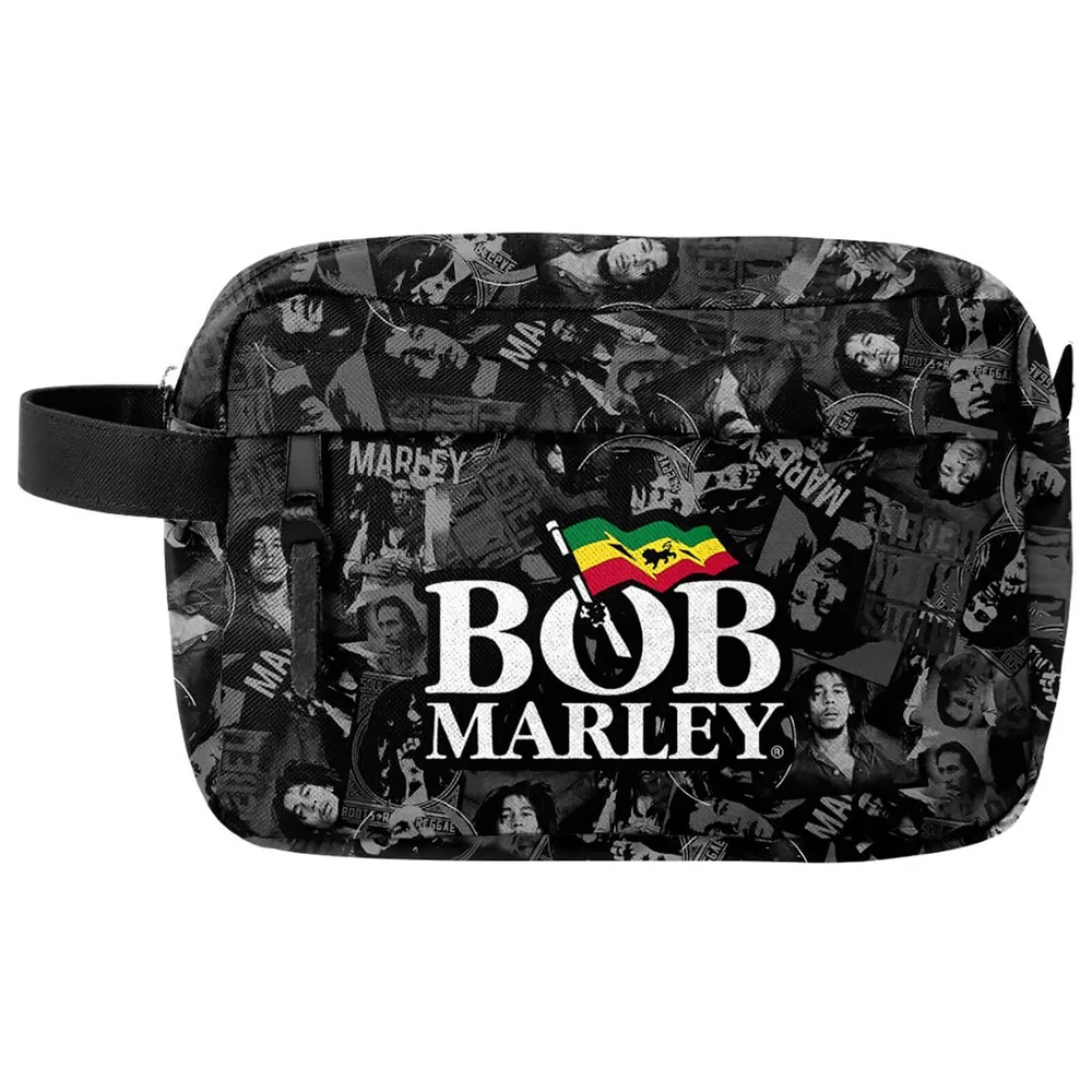 Rocksax Bob Marley Collage Wash Bag Bild 1