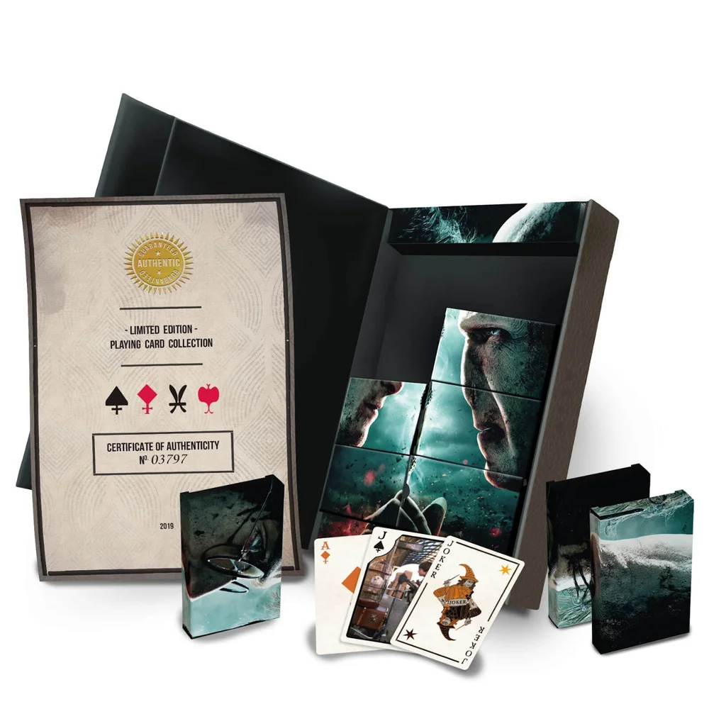Cartamundi Harry Potter Official limitierte Auflage 8 x Spielkarten im Set für Sammler Bild 1