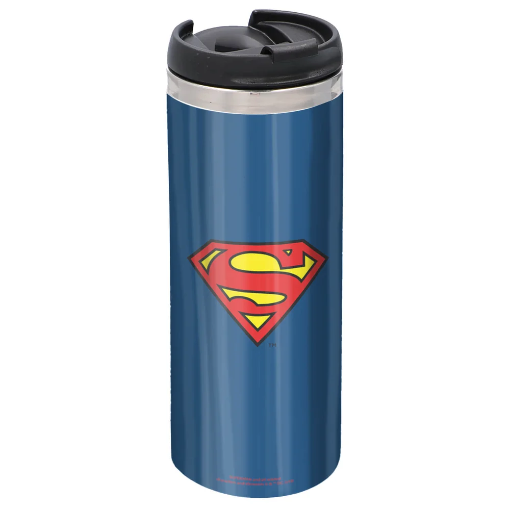 Superman Stainless Steel Thermo Travel Mug Bild 1