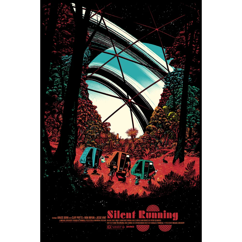Silent Running Siebdruck-Kunst von Raid71 Bild 1