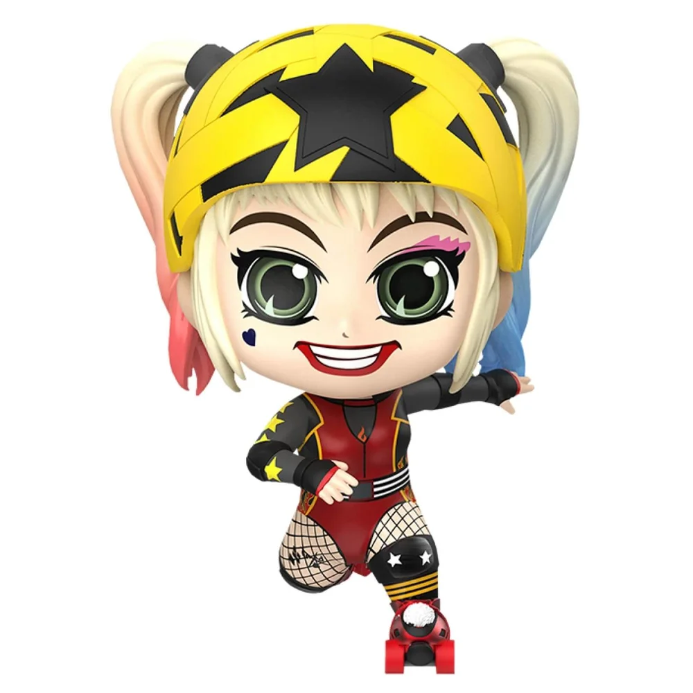 Hot Toys Birds of Prey Cosbaby Minifigur Harley Quinn (Roller Derby Version) 11 cm Bild 1