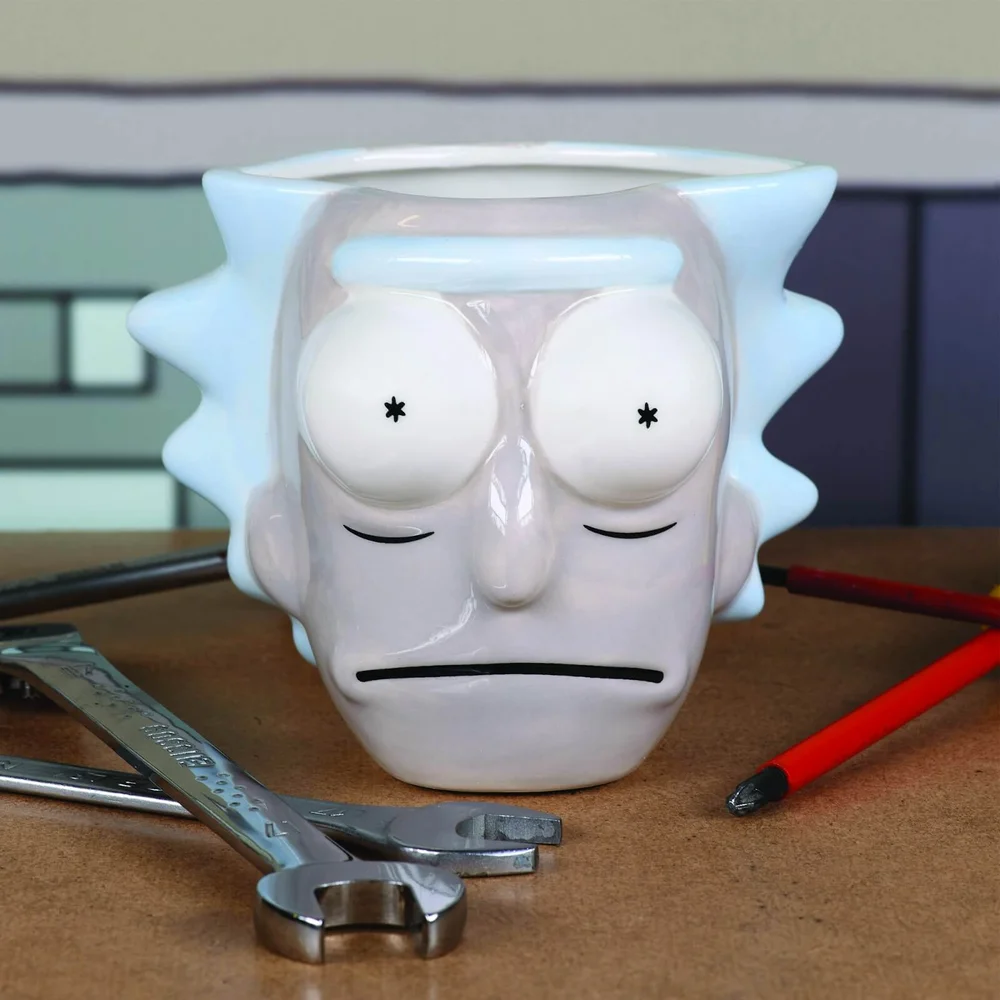 Rick & Morty Ricks Kopf 3D-Becher Bild 1