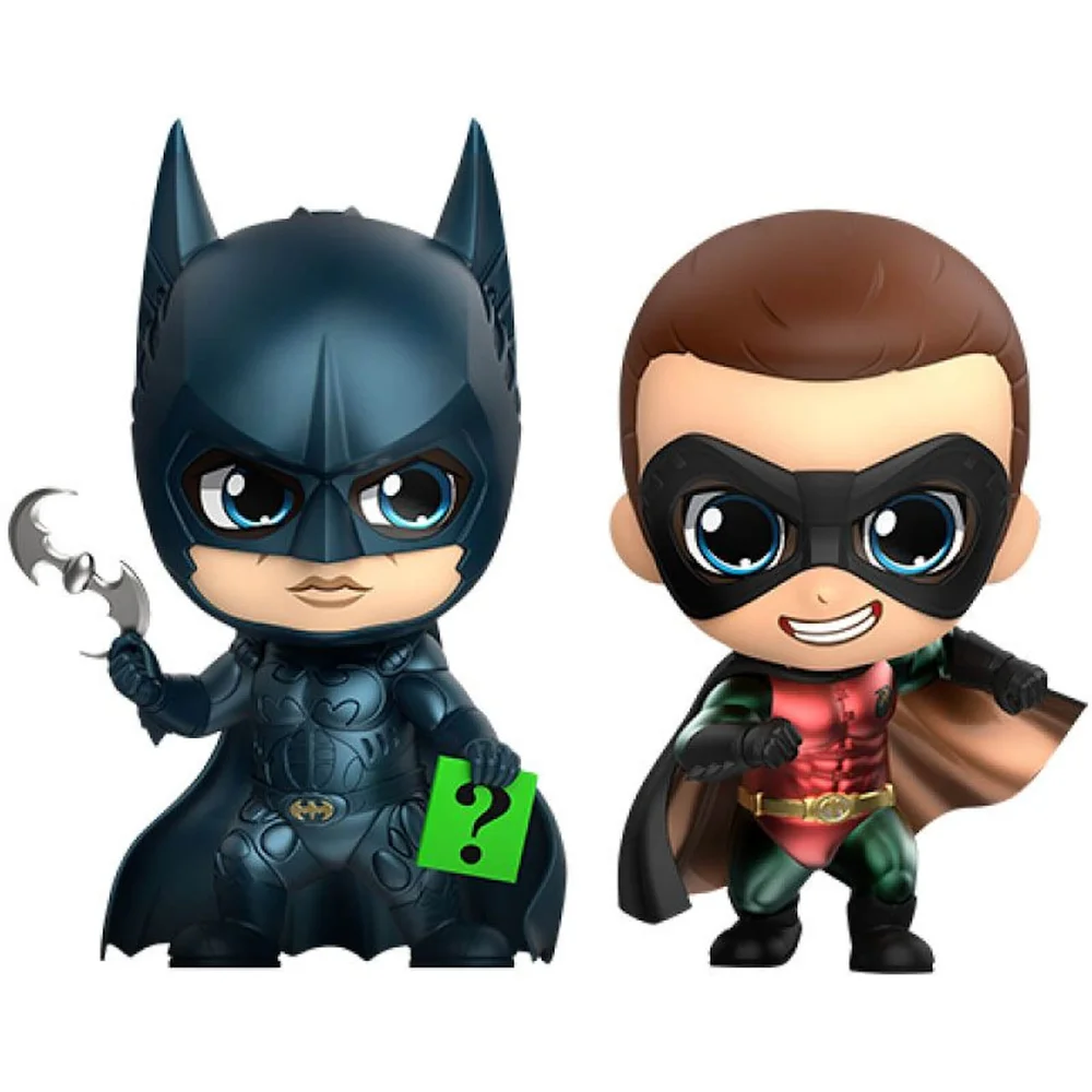 Hot Toys Batman Forever Cosbaby Minifiguren 2er-Pack Batman & Robin 11 cm Bild 1