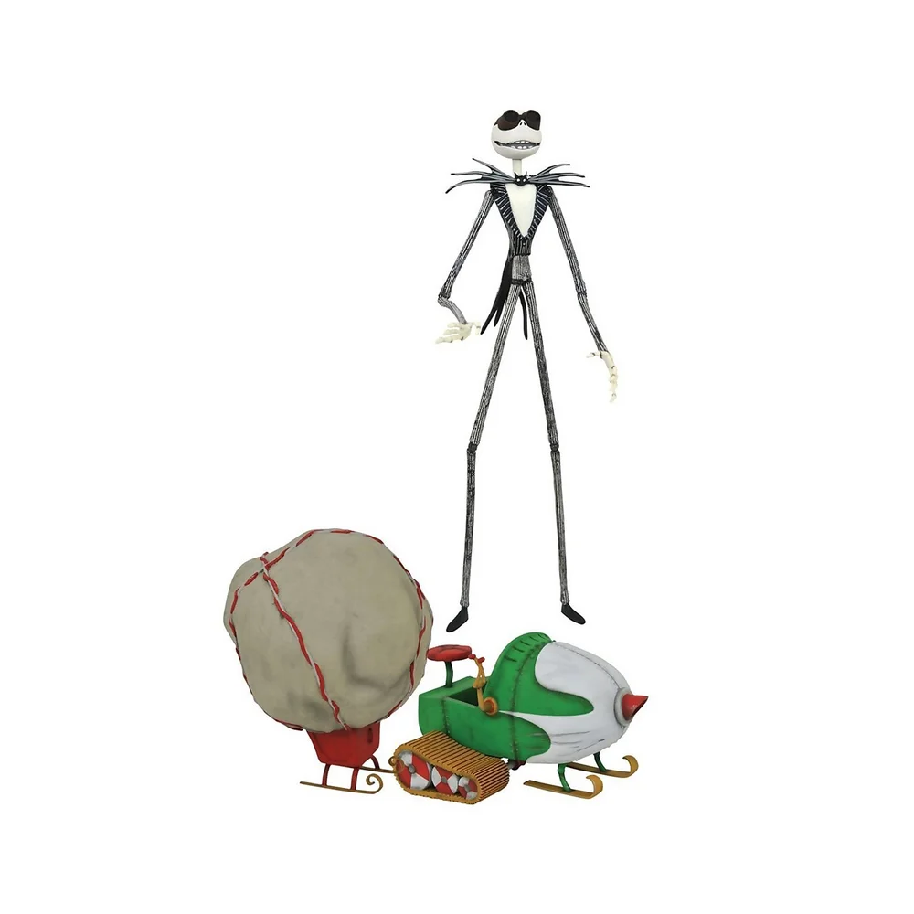 Diamond Select Nightmare Before Christmas Select Series 9 Snowmobile Jack Action Figure Bild 1