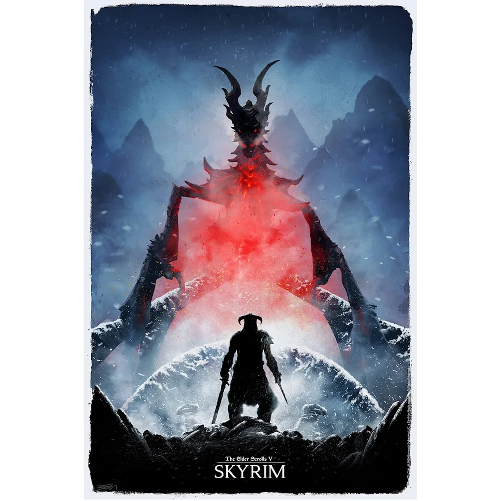 Bethesda's Skyrim Giclee - Zavvi Exclusive Bild 1
