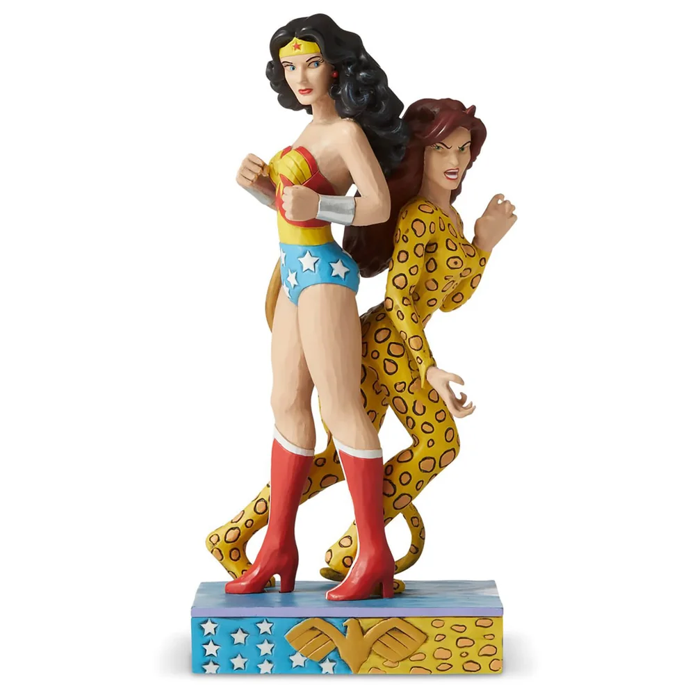 DC Comics by Jim Shore Wonder Woman™ vs Cheetah Figur 21,5 cm Bild 1