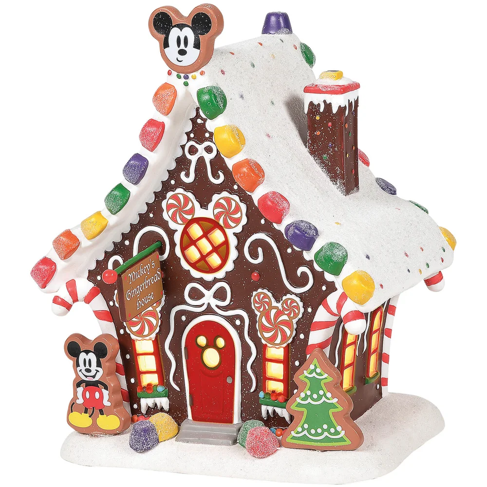 Disney Village Mickey Mouse's Gingerbread House 20.5cm Bild 1