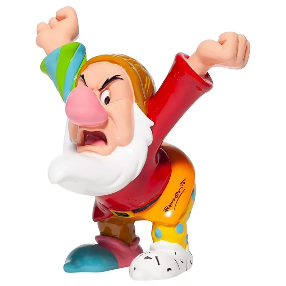Disney by Romero Britto Grumpy Mini Figurine 9cm Bild 1