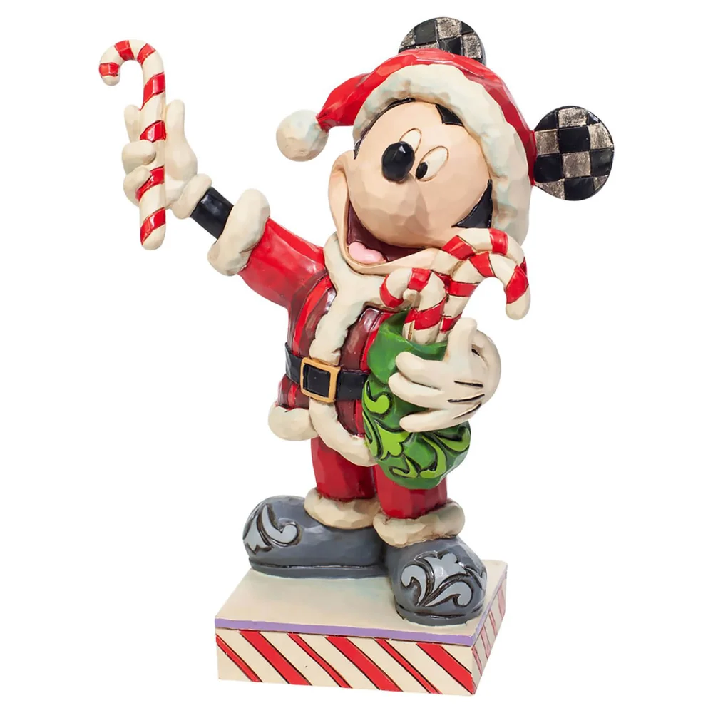 Disney Traditions Mickey Mouse with Candy Canes Figur 15 cm Bild 1