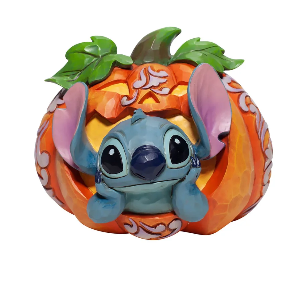 Disney Traditions Stitch in Jack-O-Lantern Figur 10 cm Bild 1