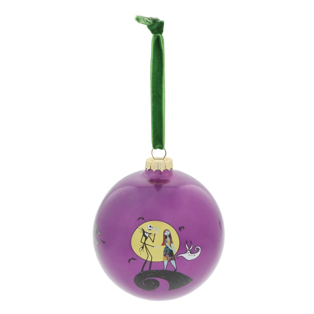 Enchanting Disney Collection Festive Frights (Nightmare Before Christmas Bauble) 10cm Bild 1