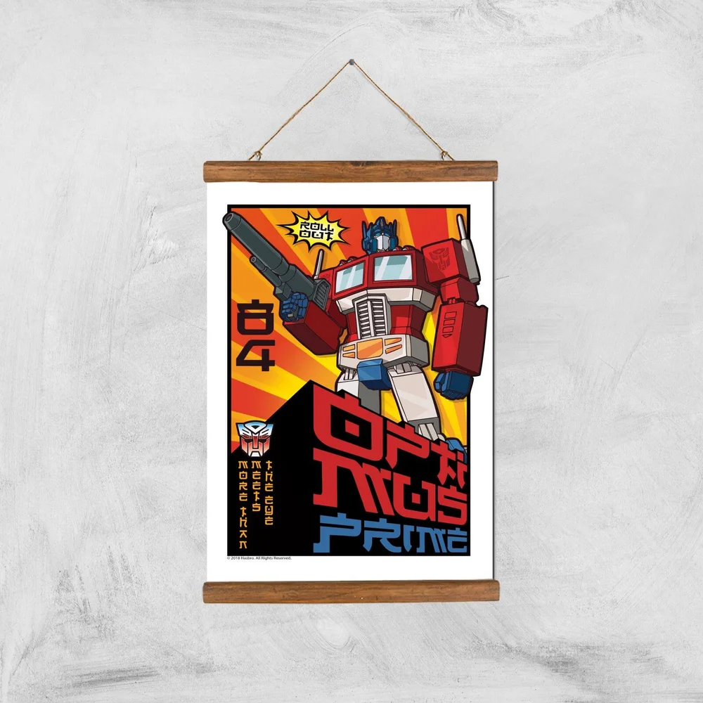 Transformers Roll Out Poster Art Print - A3 - Wooden Hanger Bild 1