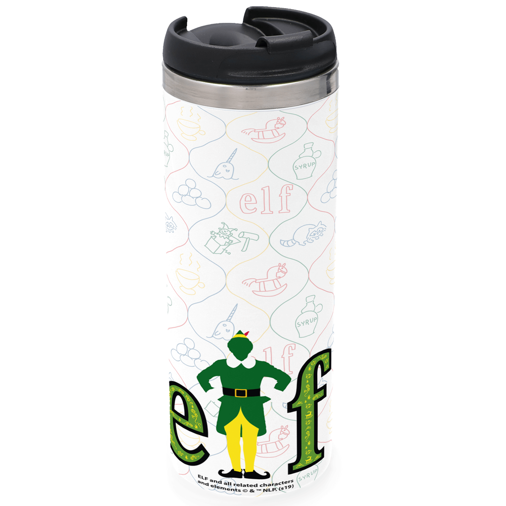 Elf Stainless Steel Thermo Travel Mug - Metallic Finish Bild 1