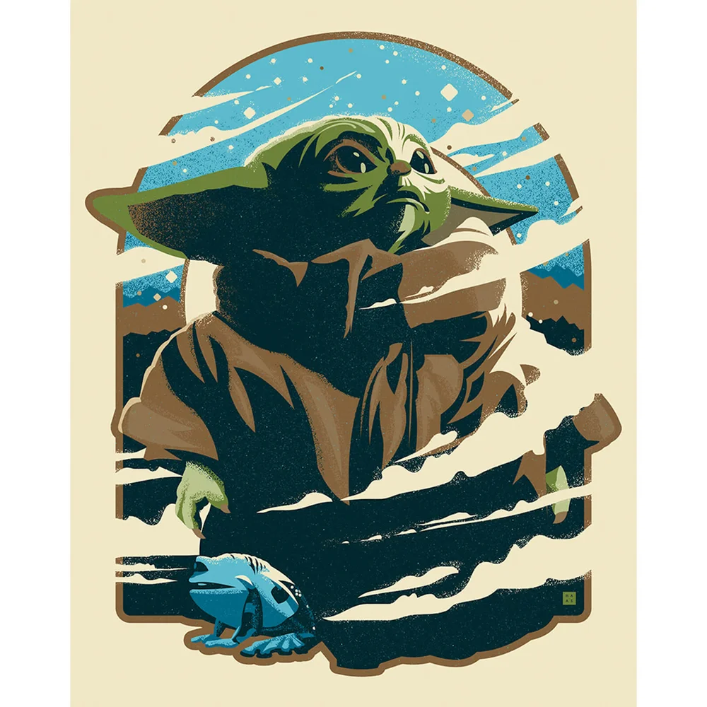 Star Wars The Mandalorian "Precious Bounty" Lithograph by Danny Haas Bild 1