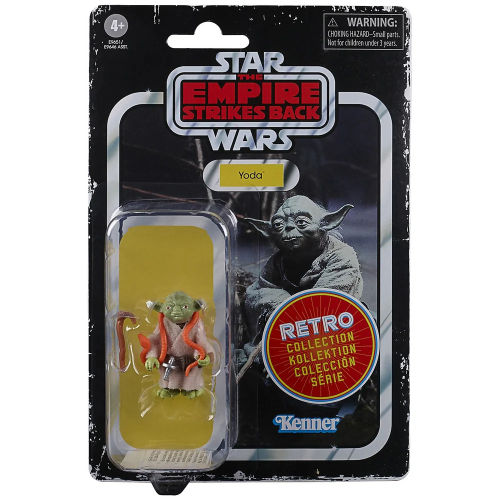 Hasbro Star Wars Retro Kollektion Yoda Spielzeug-Actionfigur Bild 1
