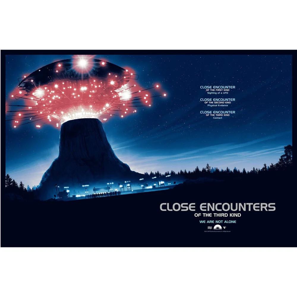 Close Encounters of the Third Kind ScreenPrint by Matt Ferguson Bild 1