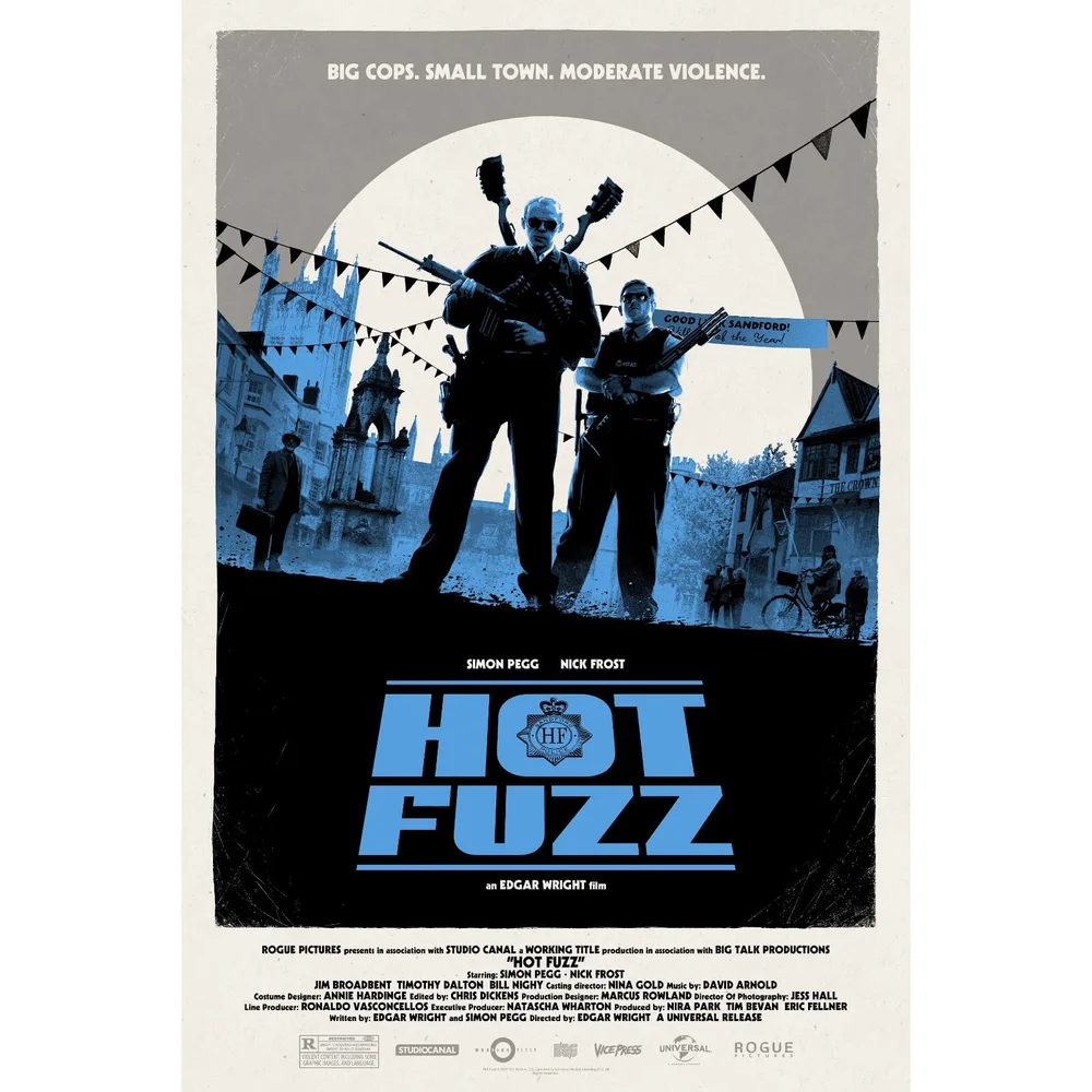 Hot Fuzz ScreenPrint by Matt Ferguson Bild 1