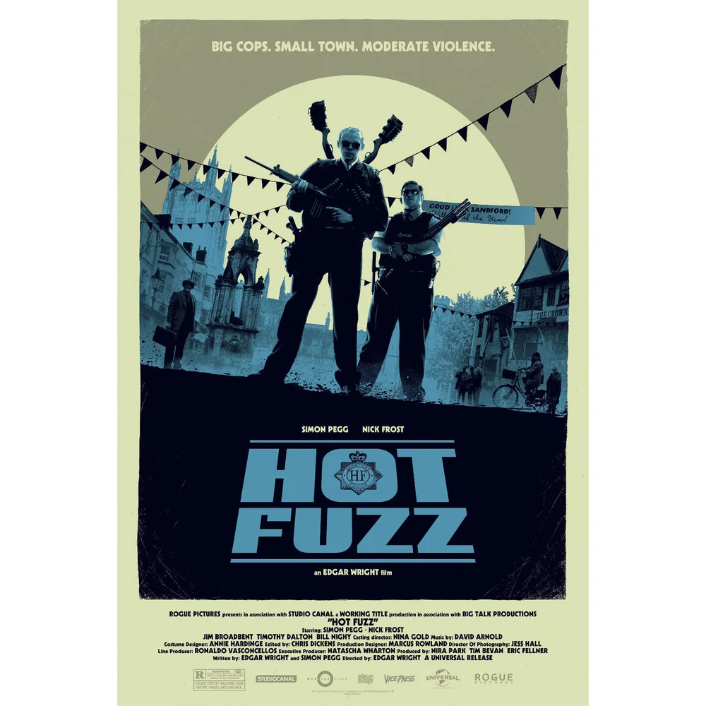 Hot Fuzz Variant Siebdruck von Matt Ferguson Bild 1