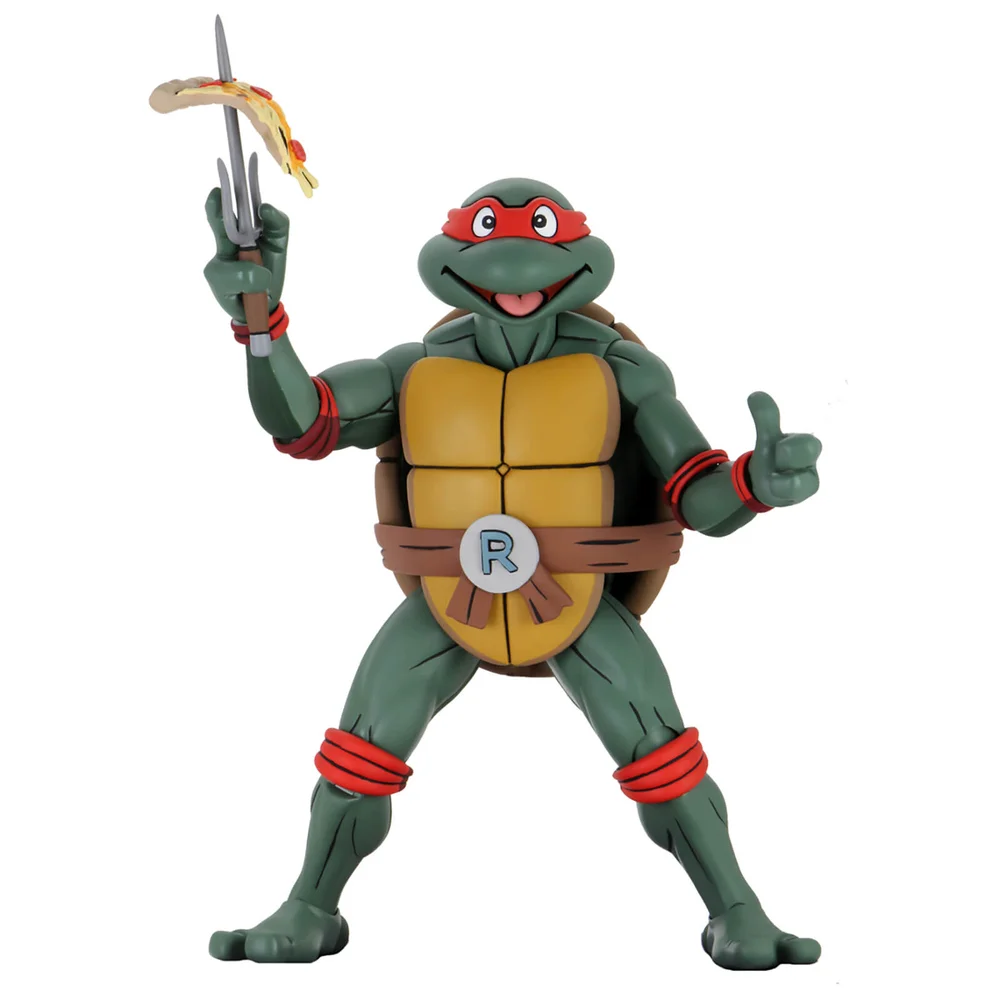NECA TMNT Cartoon Raphael Super Size 1/4 Scale Action Figure Teenage Ninja Mutant Ninja Turtles Bild 1