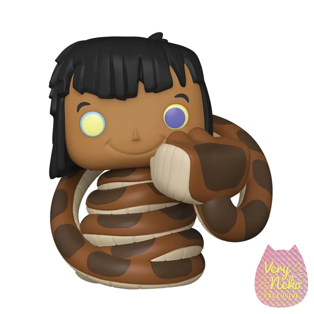 Disney The Jungle Book Mowgli with Kaa Funko Pop! Vinyl - VeryNeko Exclusive Bild 1