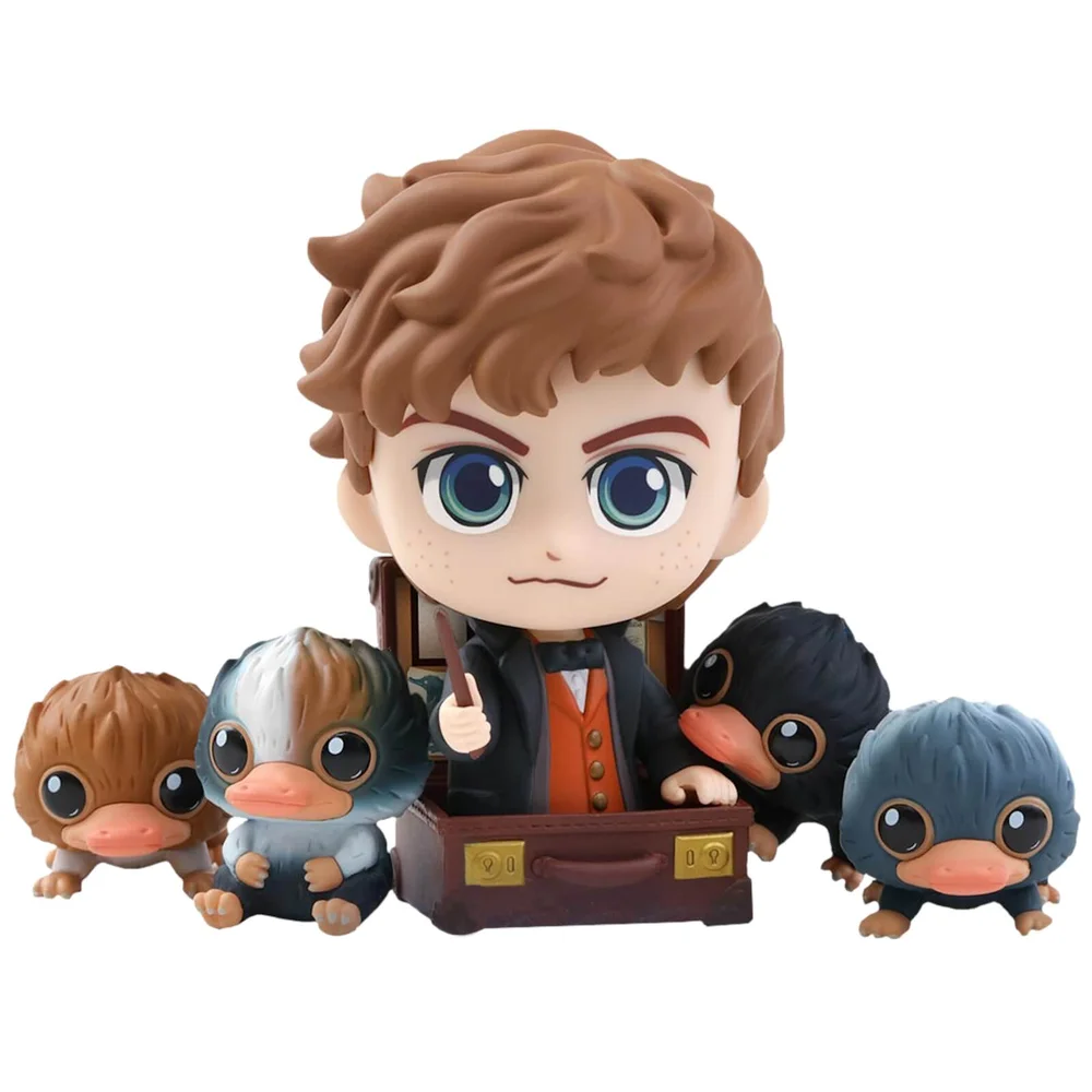 Hot Toys Fantastic Beasts: The Crimes of Grindelwald Cosbaby Newt Scamander and Baby Niffler - Size S (Set of 5) Bild 1