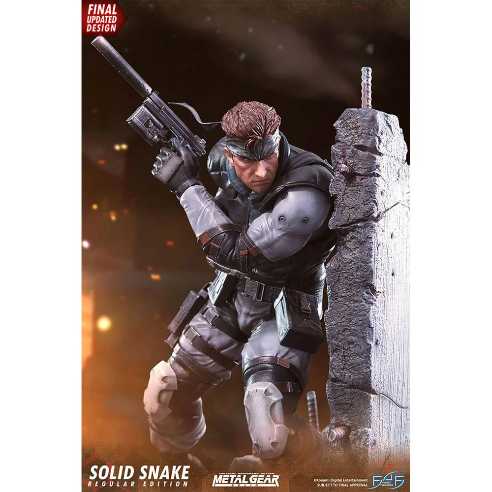First 4 Figures Metal Gear Solid Resin Statue - Solid Snake Bild 1