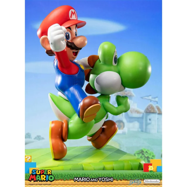 First 4 Figures Super Mario Harzfigur - Mario und Yoshi