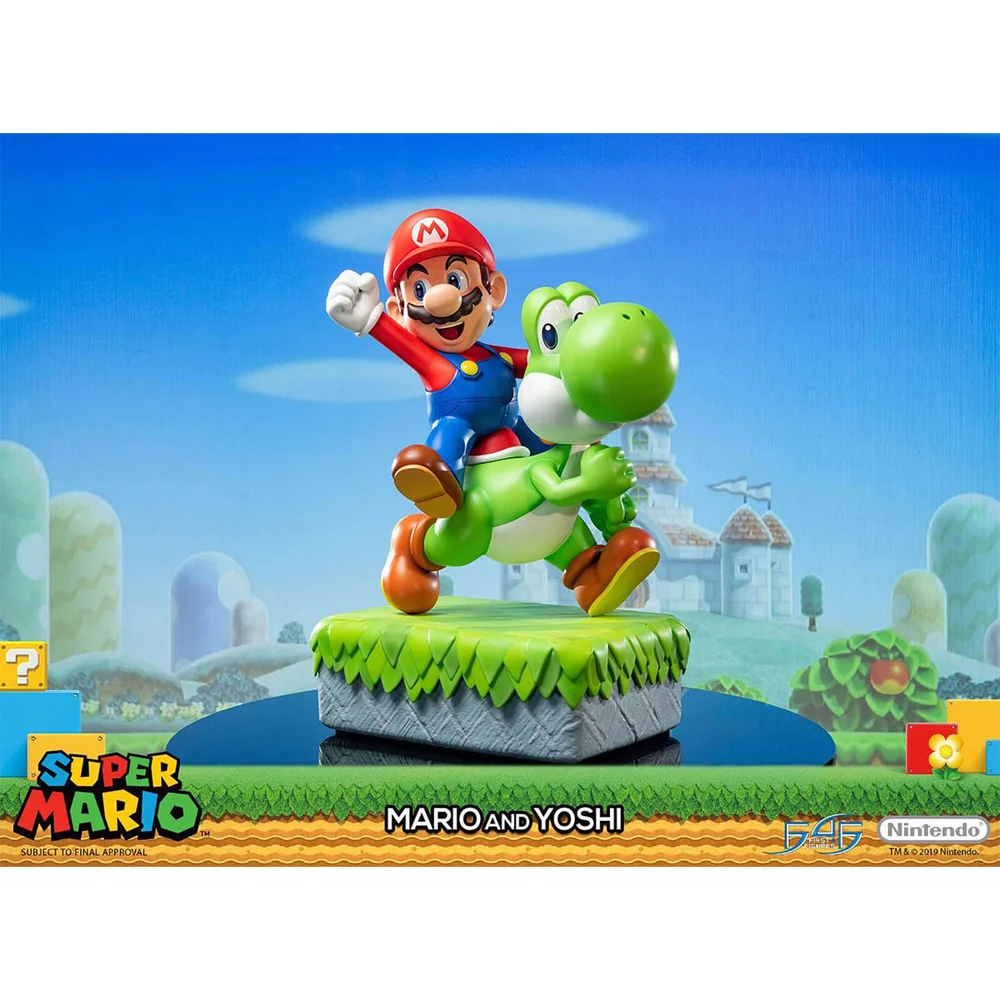 First 4 Figures Super Mario Harzfigur - Mario und Yoshi Bild 1