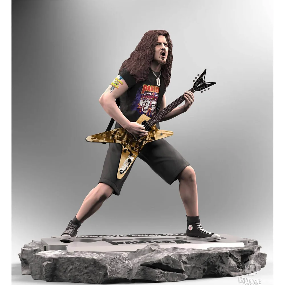 Knucklebonz Pantera Rock Iconz Statue Dimebag Darrell 22 cm Bild 1