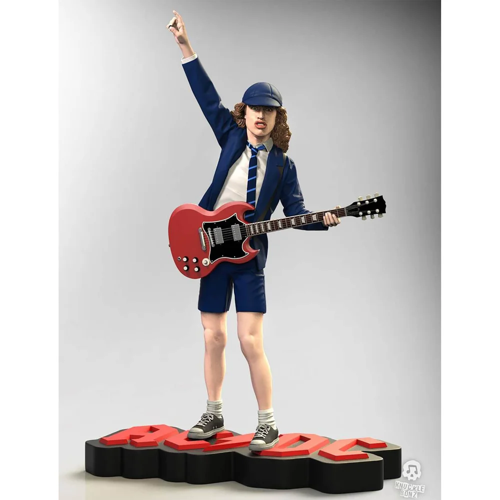 Knucklebonz AC/DC Rock Iconz Statue 1/9 Angus Young II 21 cm Bild 1
