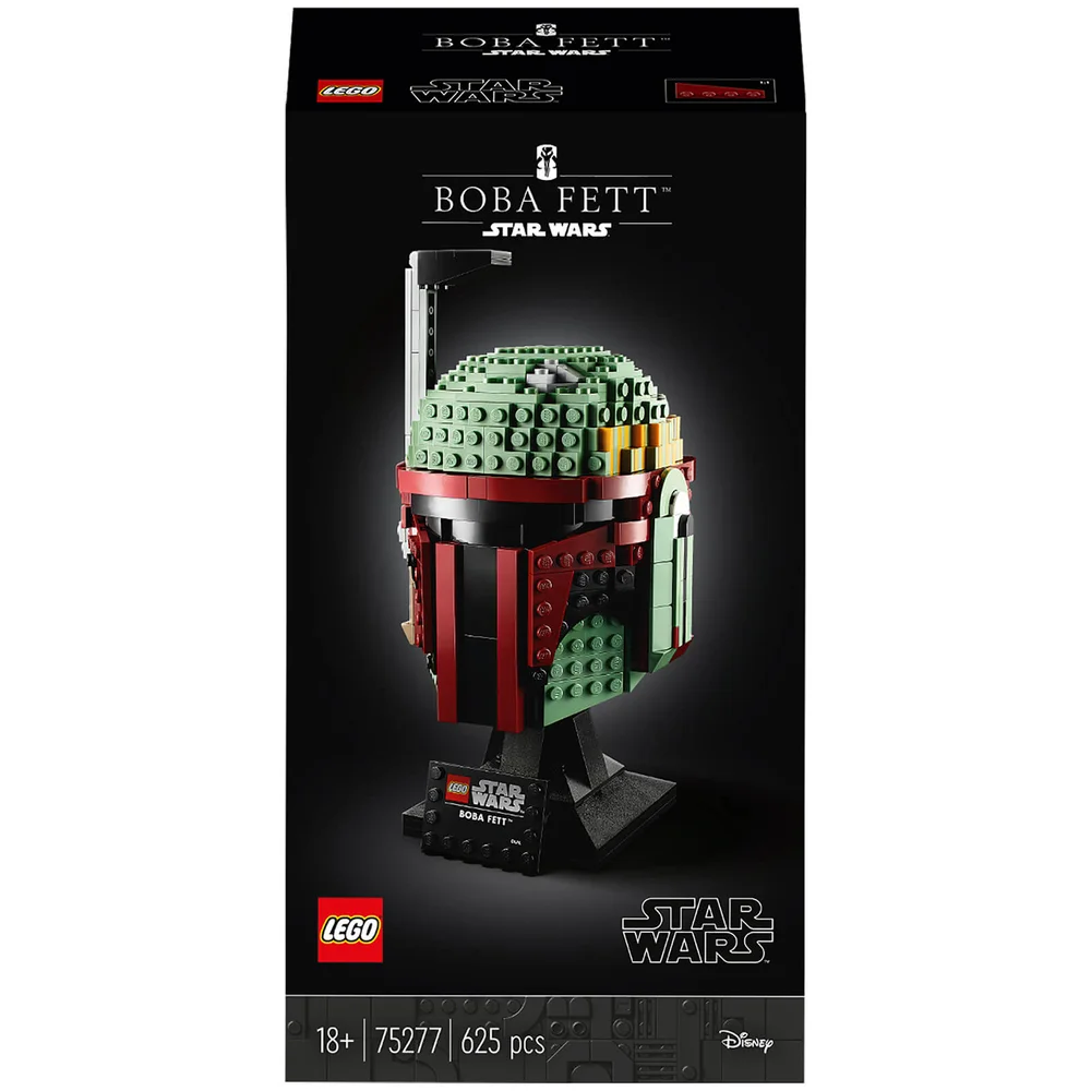 LEGO 75277 Star Wars Boba Fett Helm, Schaustück, Bauset zum Sammeln für Erwachsene, Geschenkidee für erfahrene LEGO Baumeister Bild 1