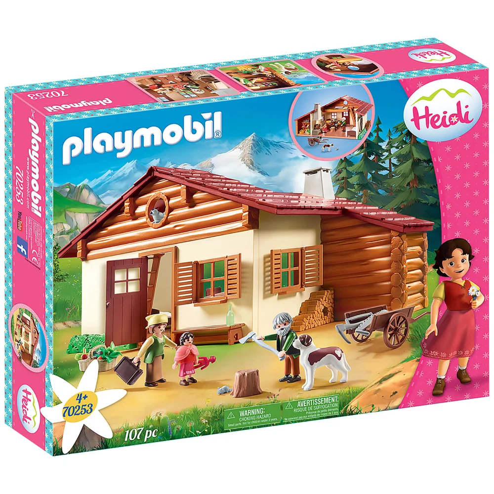 Playmobil Heidi und Großvater auf der Almhütte (70253) Bild 1