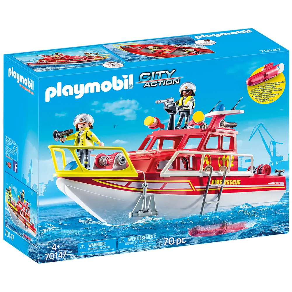 Playmobil City Action Feuerlöschboot (70147) Bild 1