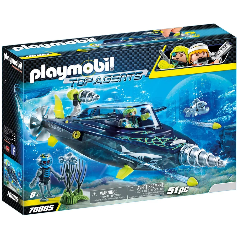 Playmobil Top Agents Team S.H.A.R.K Drill Destroyer (70005) Bild 1