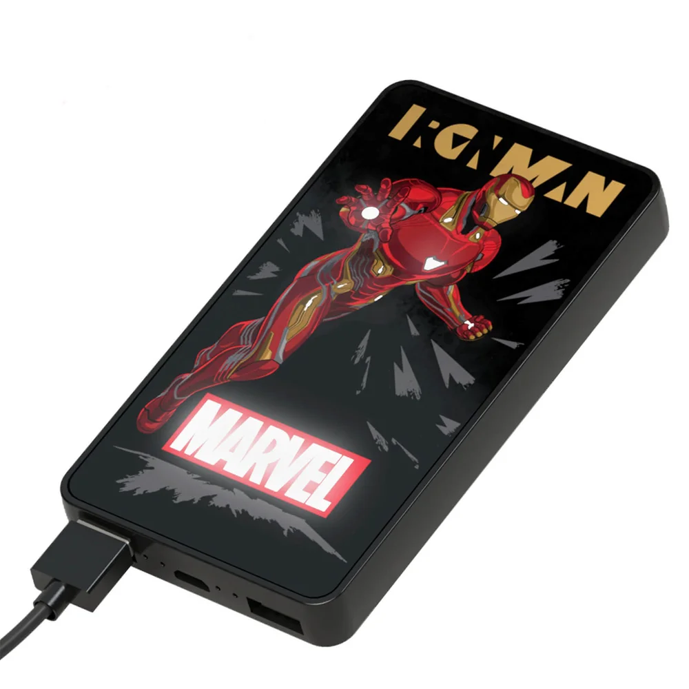 Marvel Iron Man Power Bank Lumina 6000mAh Bild 1