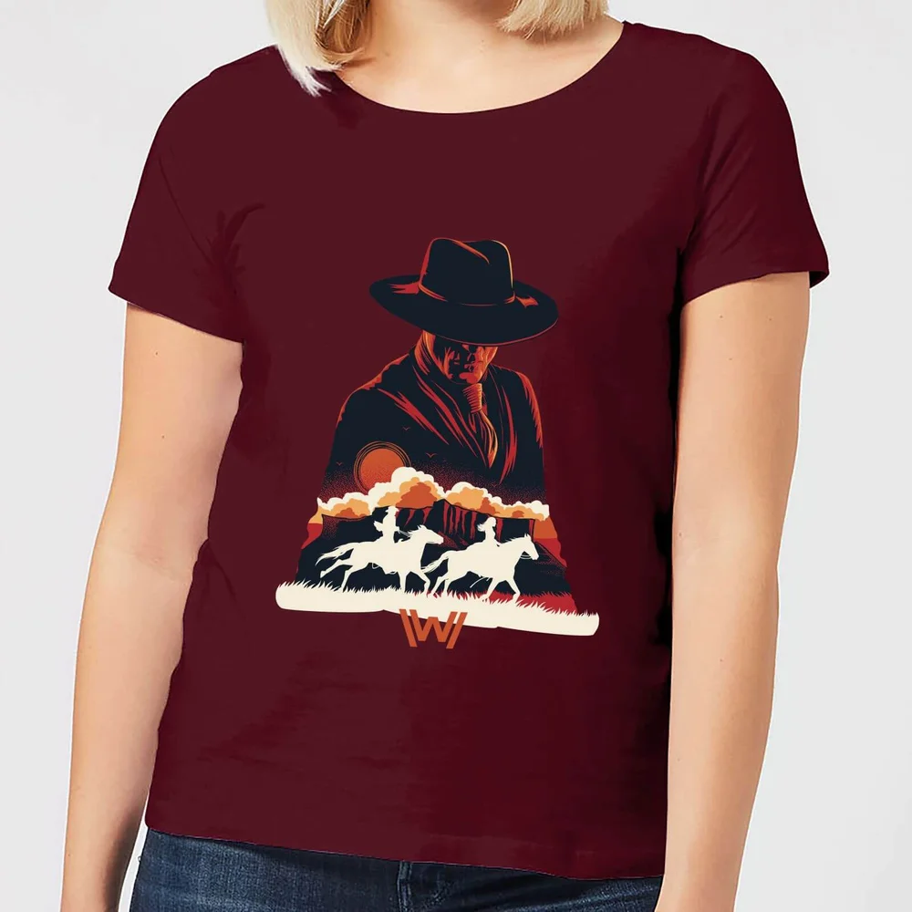 Westworld The Door Women's T-Shirt - Burgundy - S Bild 1
