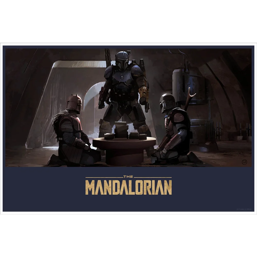 Star Wars Mandalorian "Forge Room" Lithograph by Brian Matyas Bild 1