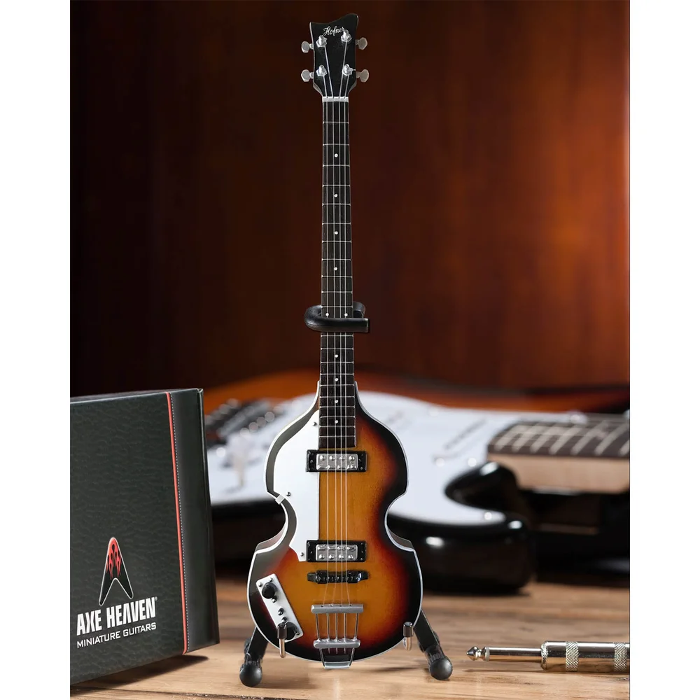 Axe Heaven The Beatles Paul McCartney Original Violin Miniature Bass Guitar Replica Bild 1