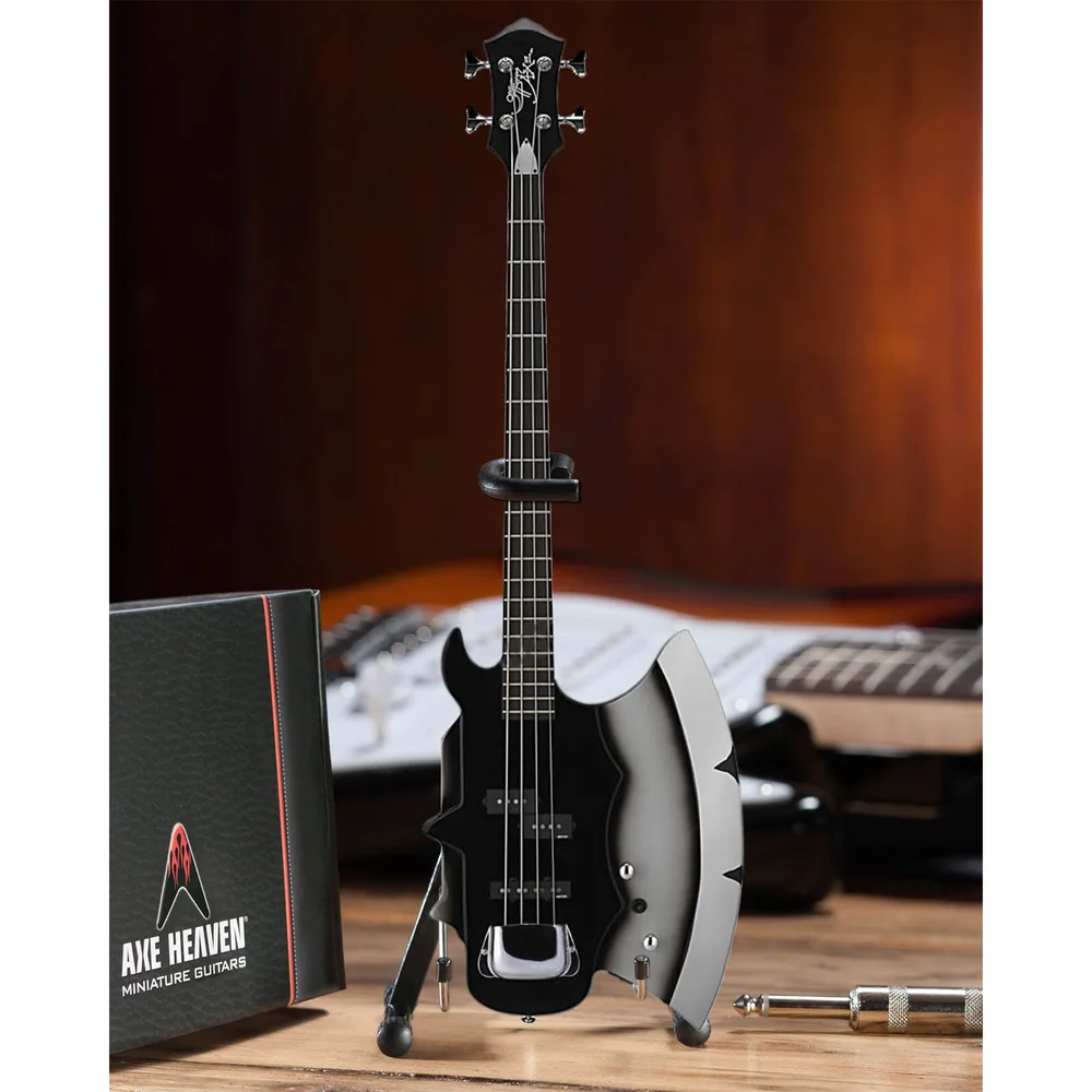 Axe Heaven KISS Gene Simmons Signature Axe Bass Miniature Guitar Replica Bild 1