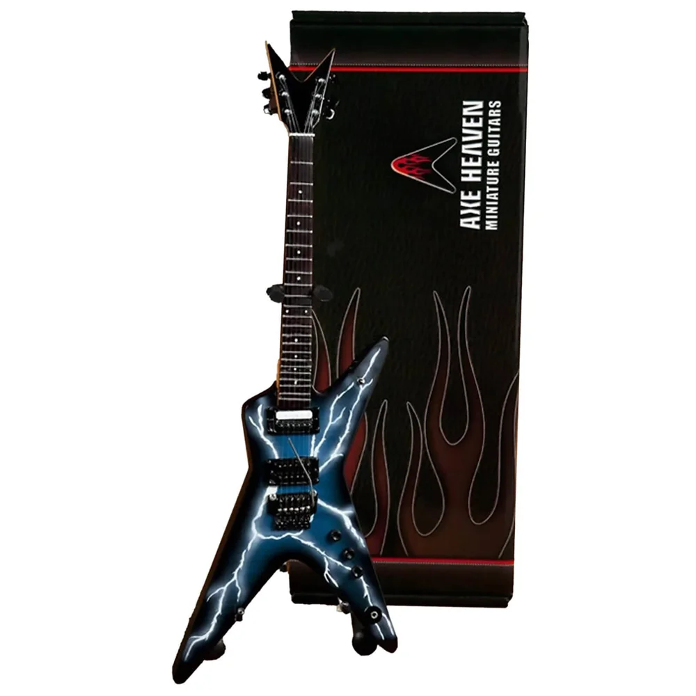 Axe Heaven Pantera Dimebag Darrell Signature Lightning Bolt Miniature Guitar Replica Bild 1
